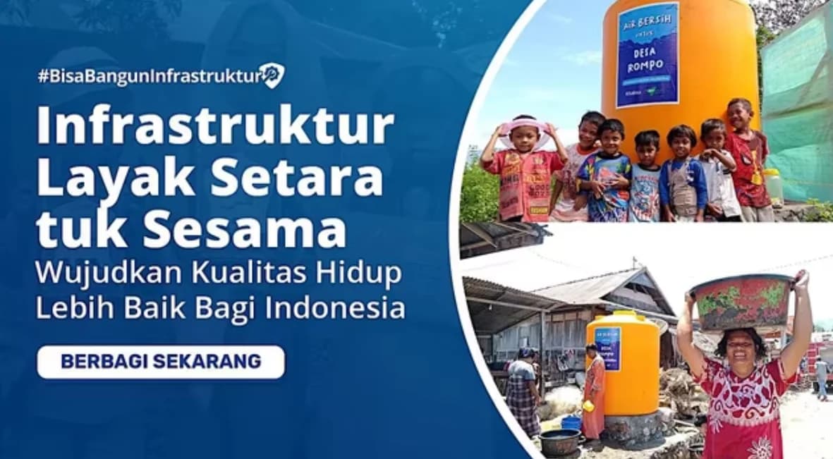 Contoh fasilitas umum untuk bantuan air bersih dan sanitasi