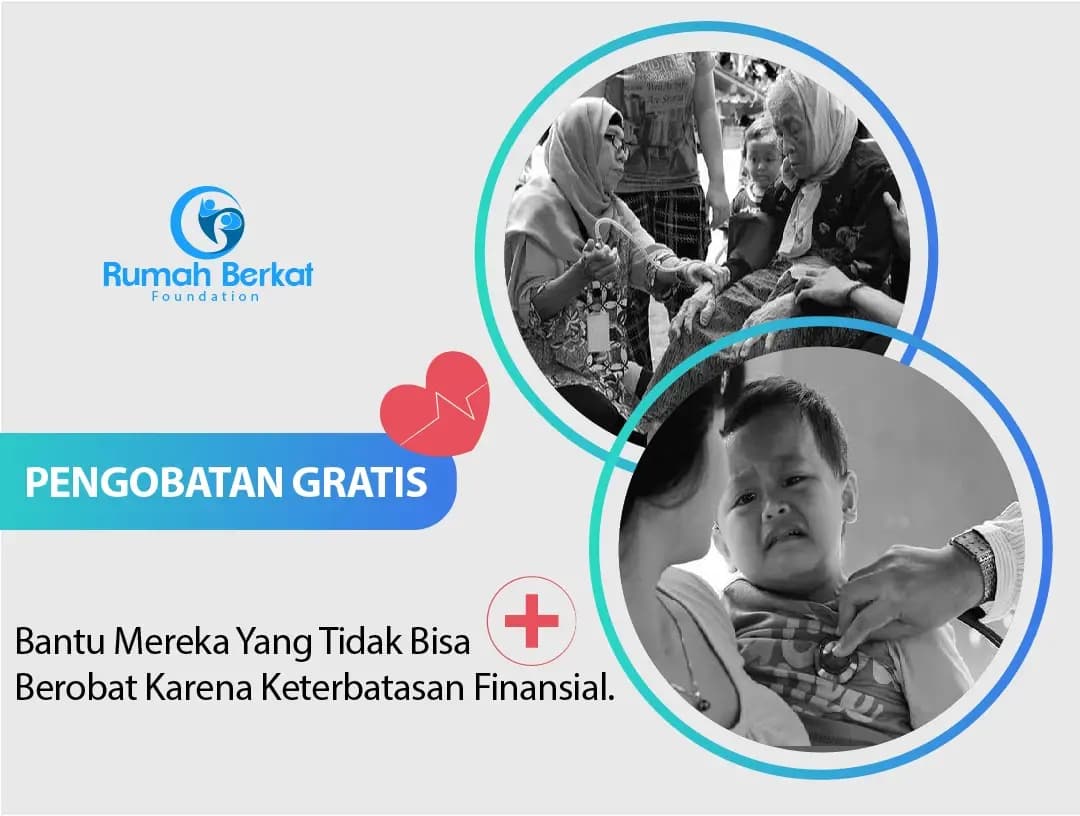 Ilustrasi penggalangan dana untuk biaya operasi dan rumah sakit