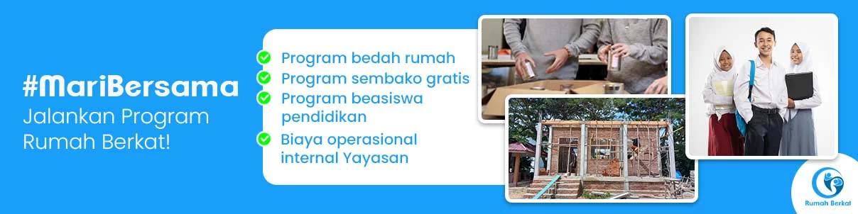 #MariBersama Jalankan Program Rumah Berkat!