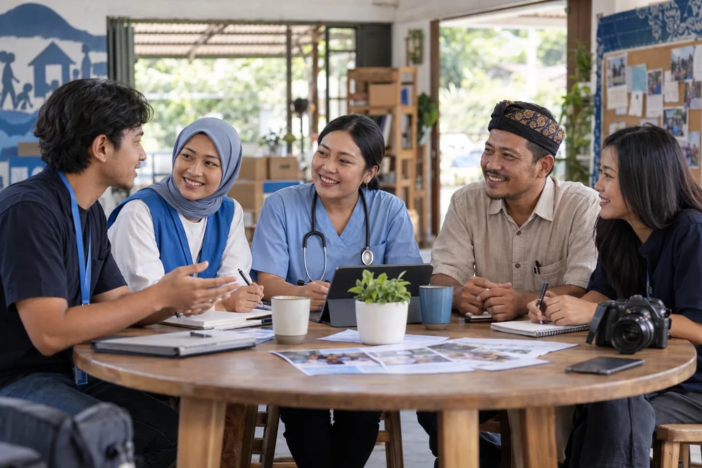 Mitra lintas sektor berdiskusi untuk program sosial Rumah Berkat