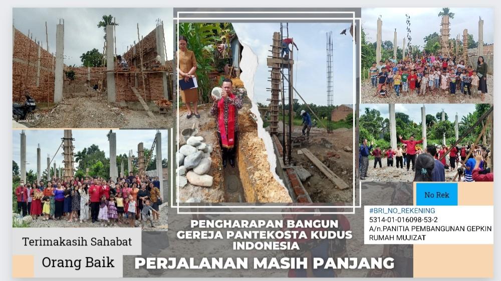 Galang Dana Pembangunan Gereja Pantekosta Kudus Indonesia (GEPKIN) Ujung Serdang